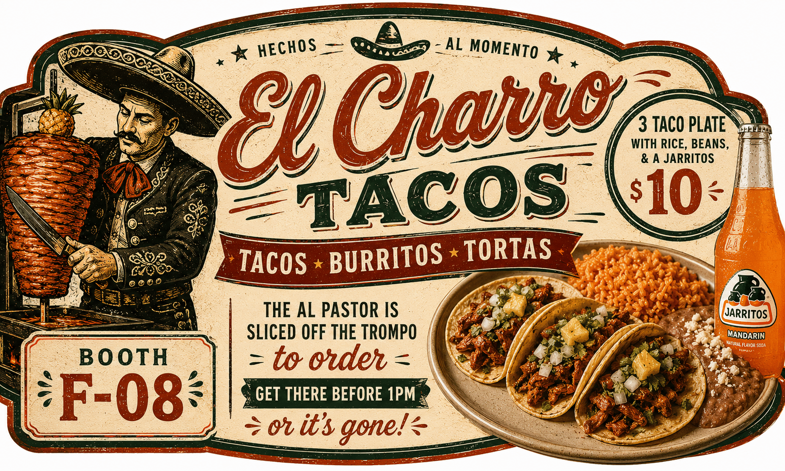 El Charro Tacos logo