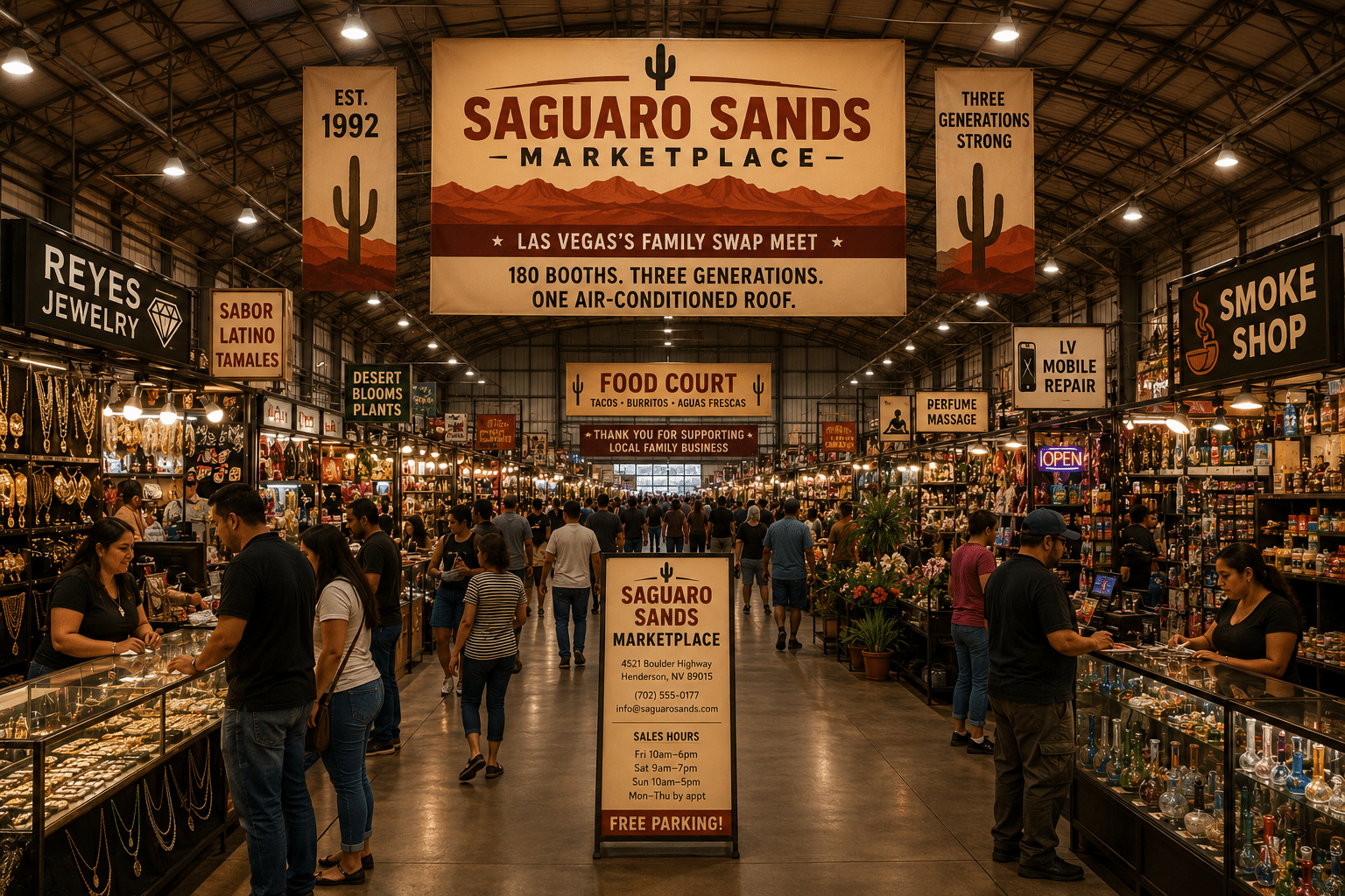 Inside the Saguaro Sands food court